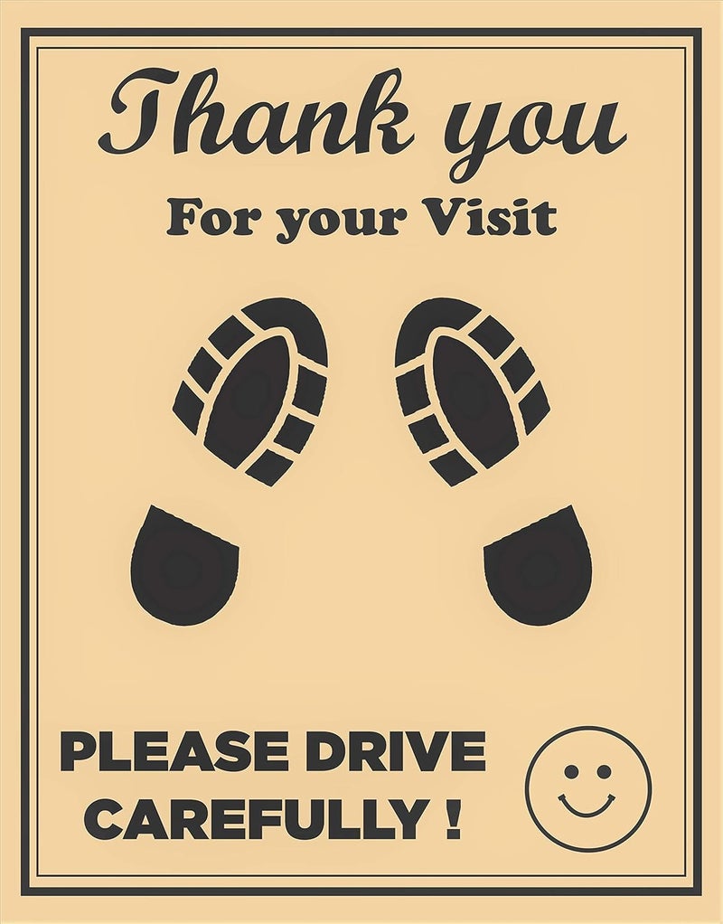 PACKSHARK Car Disposable Paper Foot Mat for Passenger Car,Bus,Van,Truck,SUV, Printing Papers Sheets, Interior Automotive Mats (Pack of 300) - Image 1