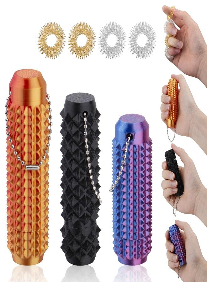 STILTOOL Little Ouchies Pain Fidget, 3PCS Little Pain Stim Ouchies Fidget Toys for Adults, 3D Printed Spiky Grippie Stim Keychain for Anxiety Relief, Sensory Toy for Stress Relief & Focus, Novelty Gifts - Image 1