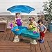 Step2 Step 2 Spill Splash Seaway Water Table for Kids TwoTier Outdoor Kids Water Sensory Table with Umbrella Ages 15 Years Old 11 Piece Water Toy Accessories - Image 3