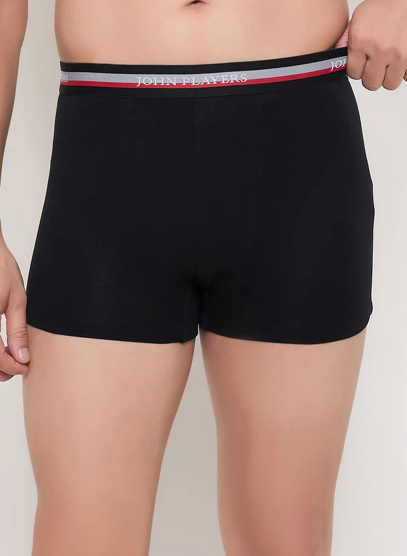 John Players John Players Pack of 2 Classic Cotton Trunk in Black