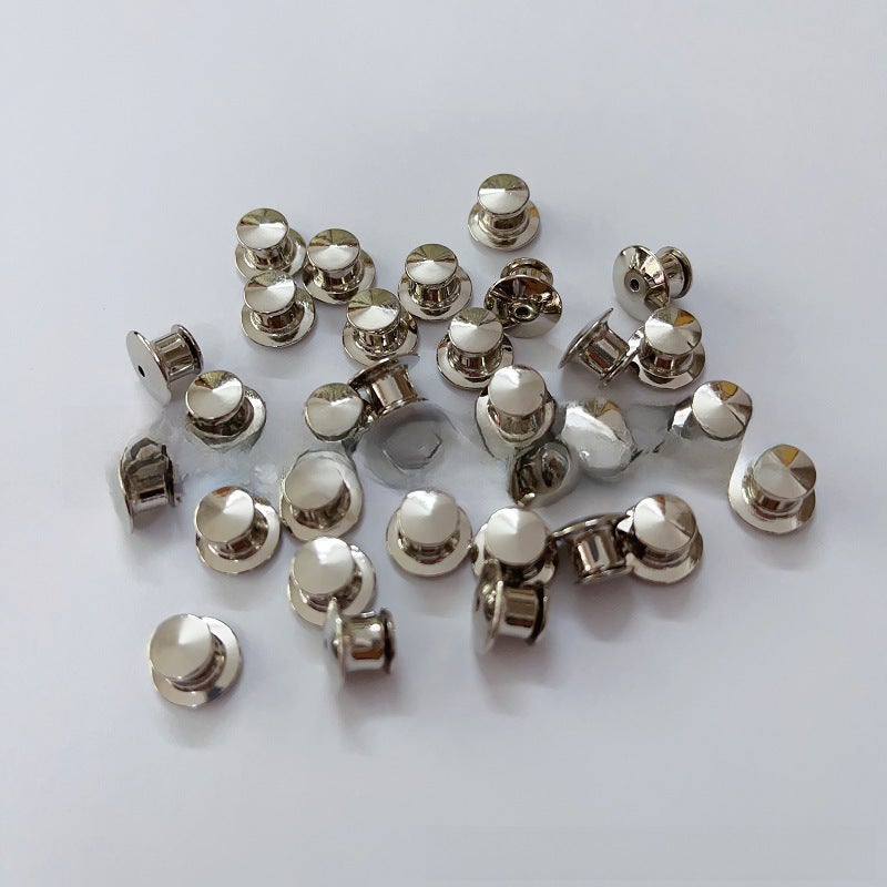 Generic High-Quality Alloy Flat Cap Badge Accessories Silver - Image 2