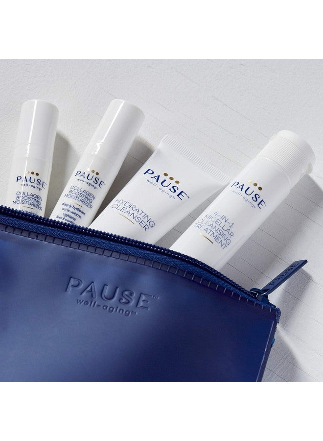 PAUSE Wellaging Discovery Kit 0.7Oz Hydrating Cleanser 1Oz 4In1 Micellar Cleansing Treatment 2 X 0.17Oz Collagen Boosting Mois Unisex 4 Pc - Image 5