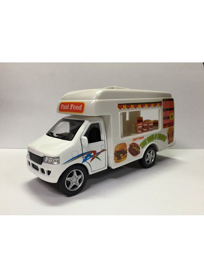 KiNSFUN Food Truck Die Cast Metal 5 inch Pullback Action - Image 1