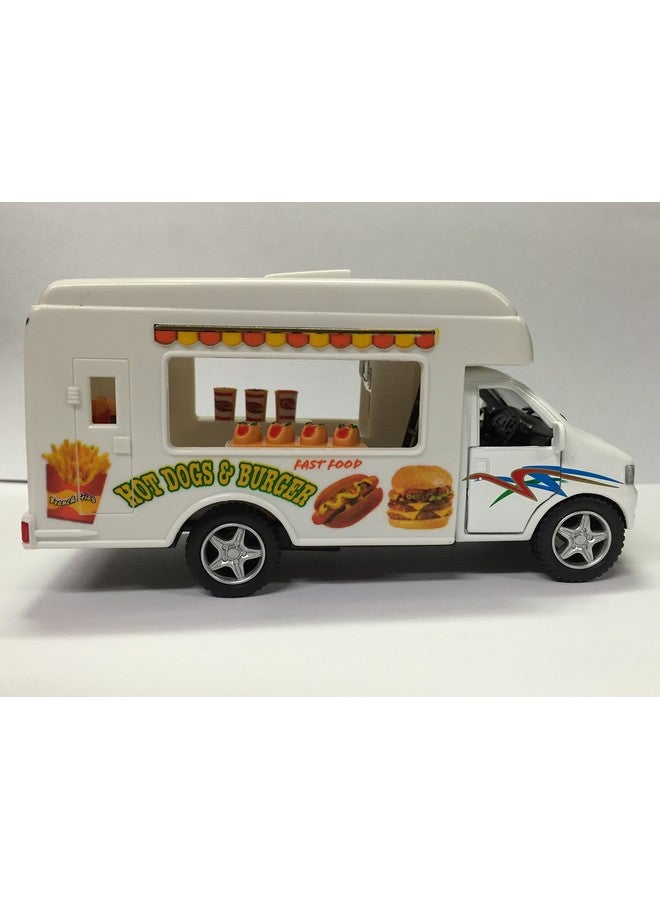 KiNSFUN Food Truck Die Cast Metal 5 inch Pullback Action - Image 4
