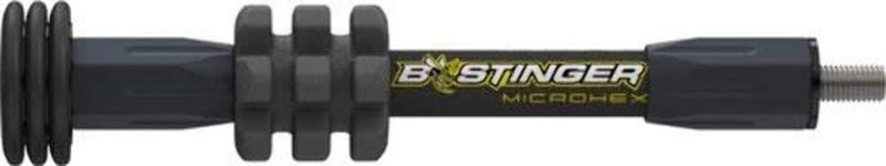 Bee Stinger B-Stinger MicroHex Stabilizer Matte 6", Black - Image 1