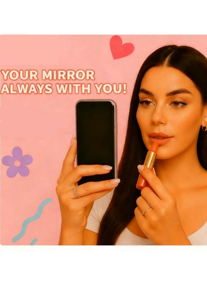 أوللاي لطيف ملون وقائية حالة مرآة حالة ايفون النساء الوردي ايفون 17 برو ماكس حالة - Image 2