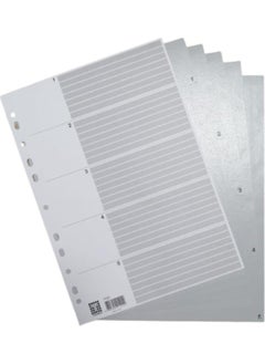 Noki Plastic Separator 5 Gray Separators A4 
