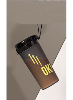 TEMSON Sports Water Bottle 400 Ml - Leak-Proof Gym Bottle, Stylish Drinking Bottle, Unbreakable Water Bottle, Ideal For Office, Sports, School, Gym, Yoga, Travelling (Ch-1915) (Brown)  - Image 1