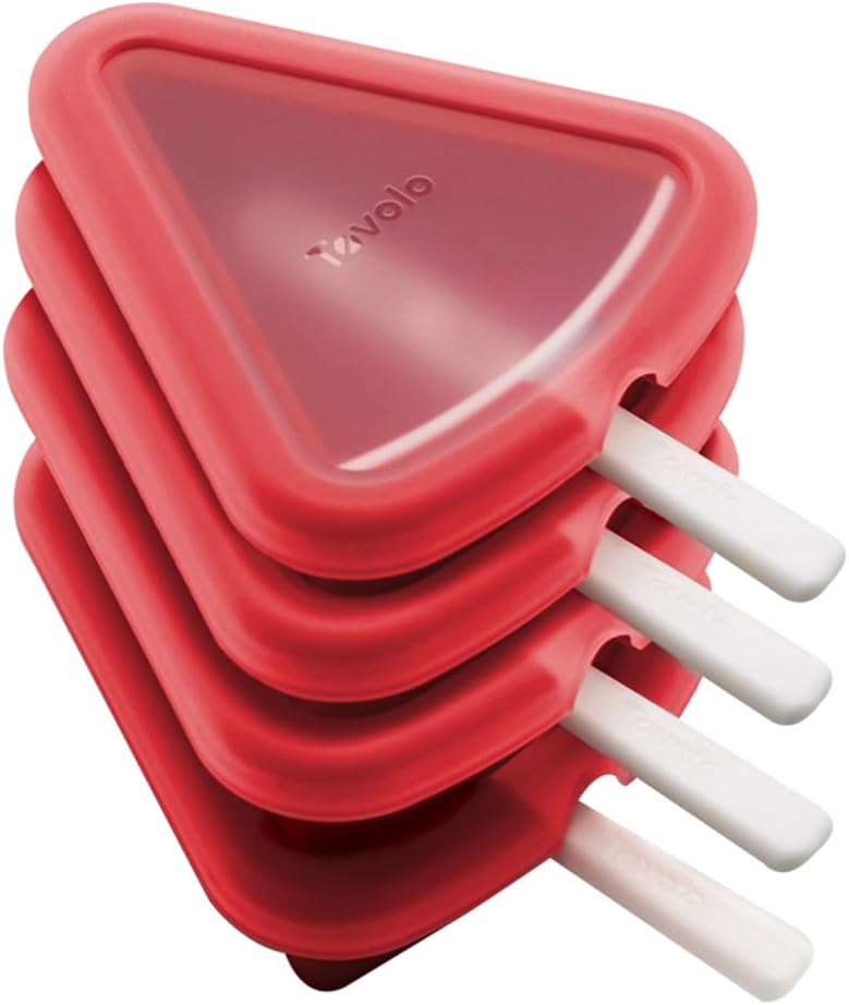 Tovolo Stackable Popsicle Molds with Sticks, 4-Pack, Watermelon Shaped Pop Molds, Reusable Ice Pop Maker for Kids, Homemade Frozen Snacks & Treats, Mess-Free Handles, BPA-Free, Dishwasher Safe - Image 3