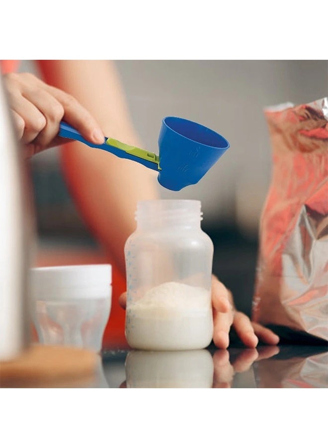 2PCS Creative Protein Powder Sliding Spoon Egg Yolk Separation Funnel Coffee Baby Milk Powder Leak-Proof Spoon - Image 2