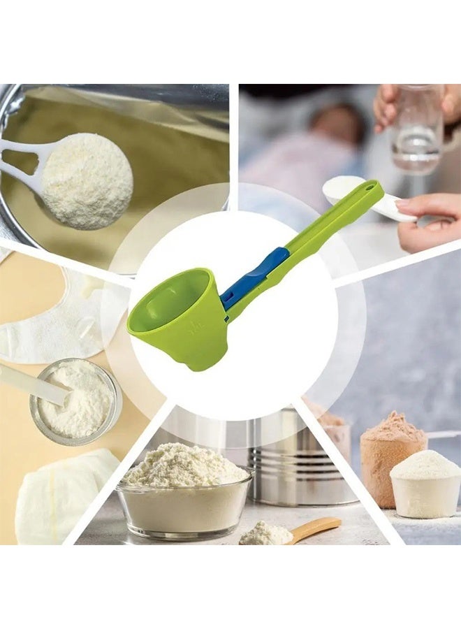 2PCS Creative Protein Powder Sliding Spoon Egg Yolk Separation Funnel Coffee Baby Milk Powder Leak-Proof Spoon - Image 4