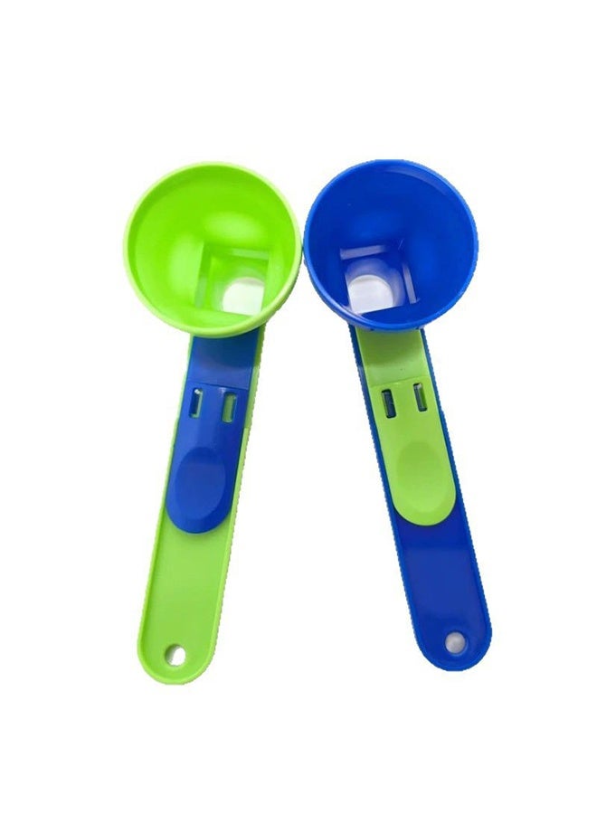 2PCS Creative Protein Powder Sliding Spoon Egg Yolk Separation Funnel Coffee Baby Milk Powder Leak-Proof Spoon - Image 5