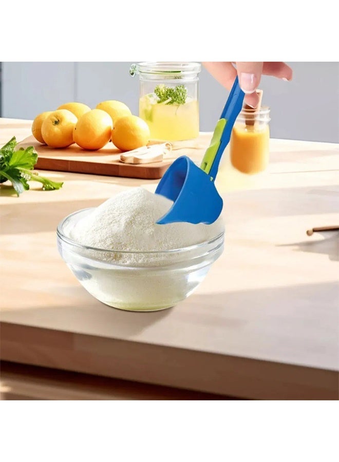 2PCS Creative Protein Powder Sliding Spoon Egg Yolk Separation Funnel Coffee Baby Milk Powder Leak-Proof Spoon - Image 3