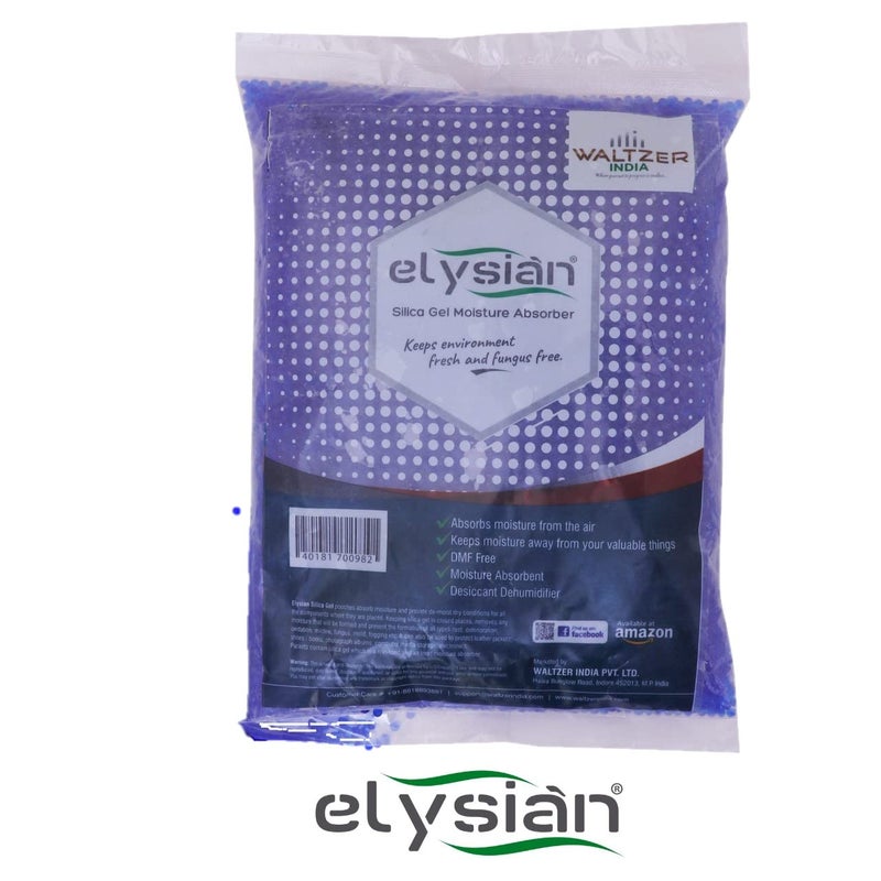 Elysian Premium Crystal Blue Silica Gel Color Changing Size 46 mm Desiccant For Moisture Absorber To Protect Cameras Lenses Mobile Phones Electronics Pack of 1 Kg - Image 2