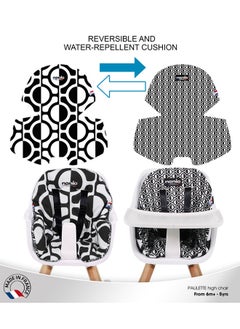 Nania 2 In 1 Paulette Highchair With Reversible Cushion - Geometric - pzsku/ZA4A7927345960BB0F23CZ/45/_/1716202560/b57888a5-6a07-4e23-852f-0892d4fc184f