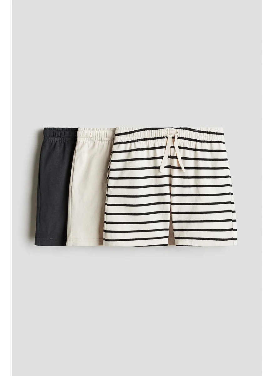 H&M 3-Pack Cotton Jersey Shorts
