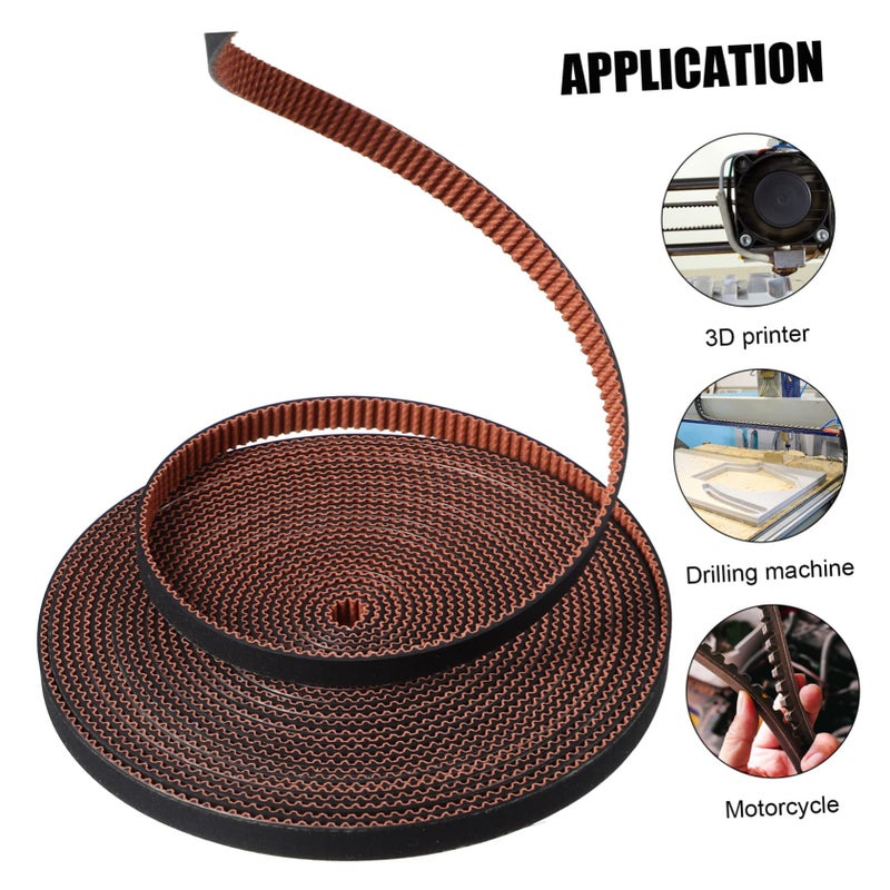 2Pcs Copper Buckle Open Timing Belt Kit for 3D Printer and CNC Machine Parts - Image 3
