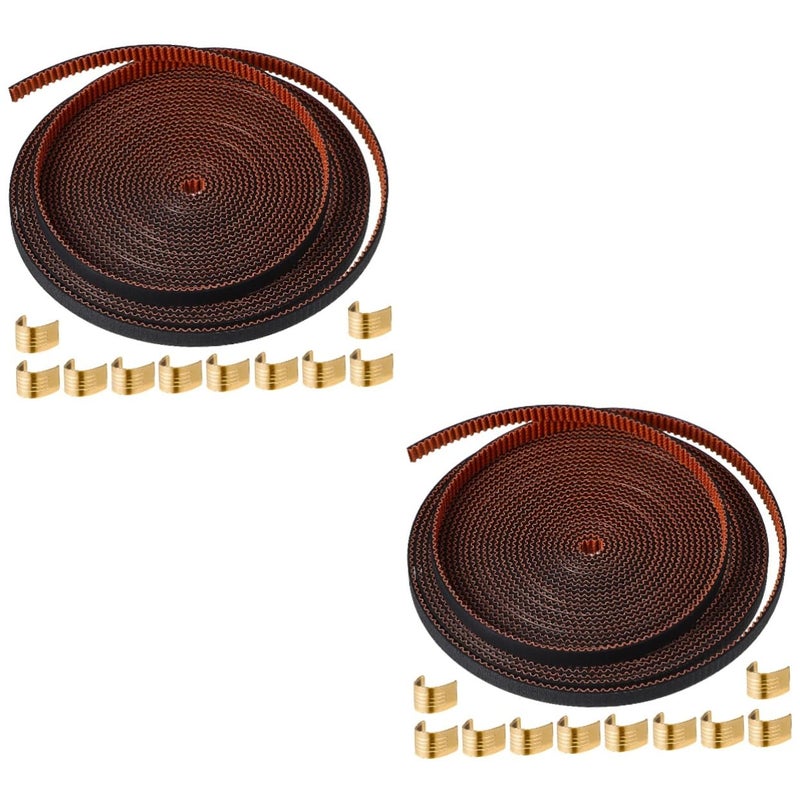 2Pcs Copper Buckle Open Timing Belt Kit for 3D Printer and CNC Machine Parts - Image 2