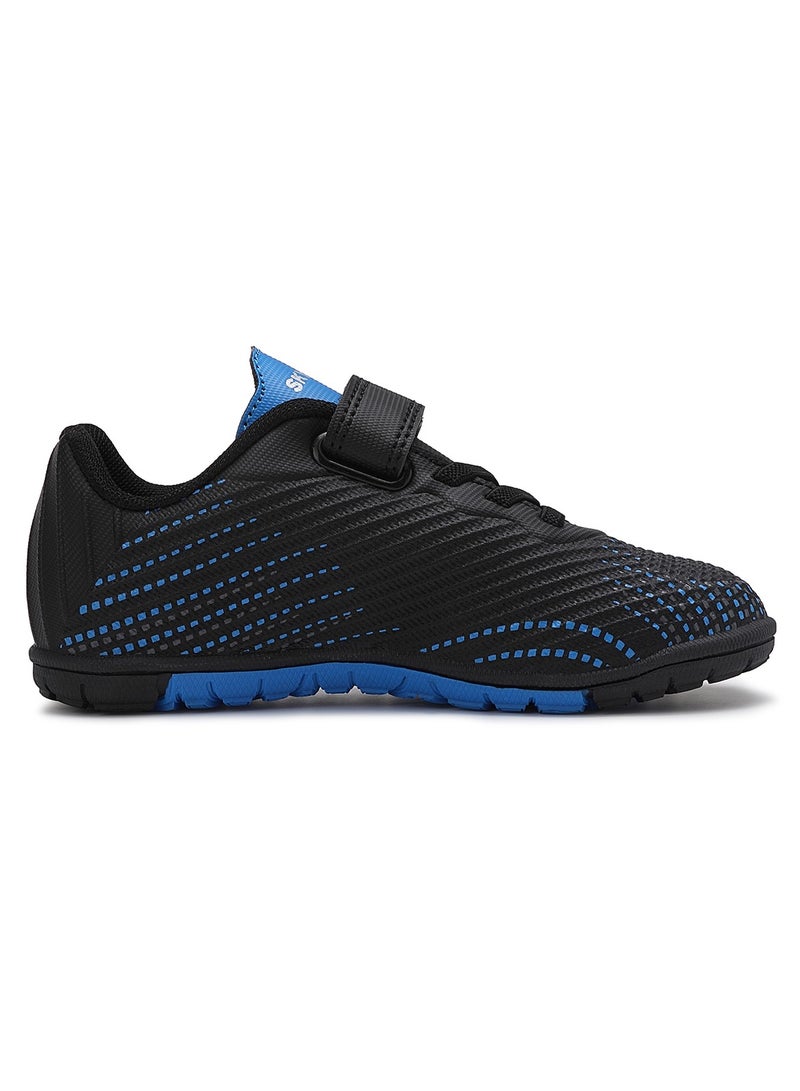 Sky View Toddler Soccer Cleats Boys And Girls Hook And Loop Turf Soccer Shoes Kids Indoor Outdoor Football Boots IC or IN Flat Wide Training Sneaker  - Image 2