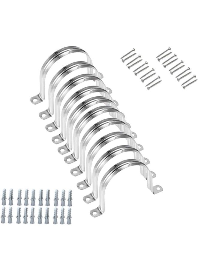 Royal Apex Galvanized Gi U Clamps Fastener Hanger Pipe Clamps Clip With Screw And Plug - Image 1