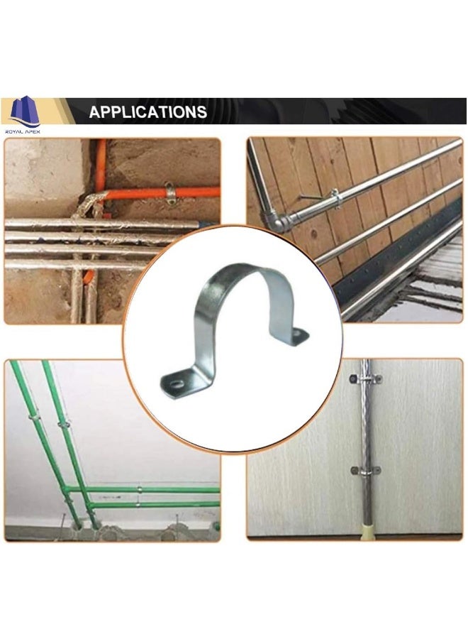 Royal Apex Galvanized Gi U Clamps Fastener Hanger Pipe Clamps Clip With Screw And Plug - Image 5