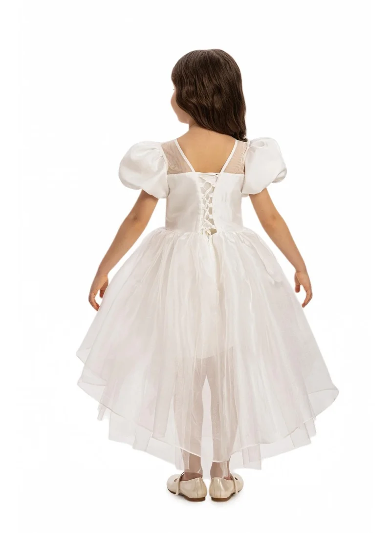 VIA BAMBINO Lovely Girls Dress White 35109