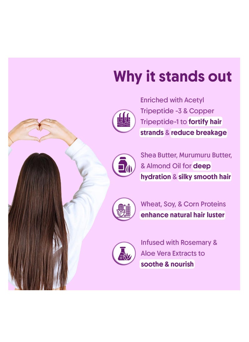 Aravi Organic Multi Peptide Hairfall Conditioner - Acetyl Tripeptide 3, Palmitoyl, Oligopeptide & Rosemary - 6.7 FL Oz / 200 ml  - Image 4