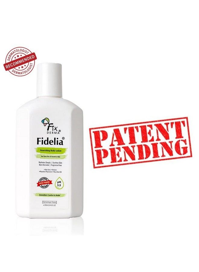 FIXDERMA Fidelia Nourishing Body Lotion ; Moisturizer For Face & Body ; Body Lotion For Winter ; Body Lotion For Women & Men ; Body Lotion For Sensitive & Very Dry Skin With Rice Brain Oil & Aloe Vera 250Ml  - Image 4