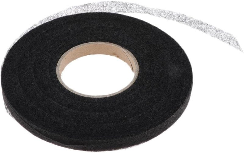 klarako 90 Yards Fusion Fabric Hem Adhesive Tape Craft Sewing Accessories  Black, 1cm - Image 1