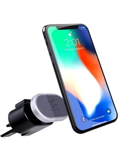 Lisen Magnetic Phone Holder for Car Fit Curved Surfaces Car Phone Holder Mount Flexible & Stable Dashboard Magnetic Phone Car Mount with 3 Metal Plates Fit All iPhone 14/13/12/11,Pro,Pro Max,Android  - Image 1
