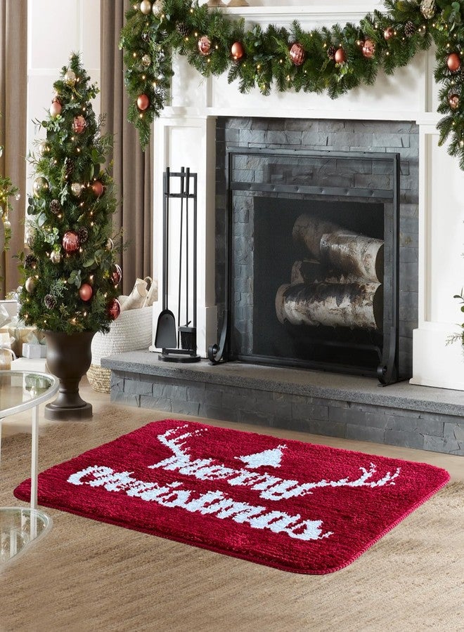 BOANKODU Super Soft Christmas Carpet - Microfiber Bath Rugs, Non-Slip Mat Washable (20x32 + 16x24 Inches) - Image 5
