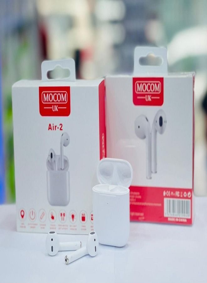 Phone Planet AIR 2 Bluetooth Earbuds With Charging Case White - Image 2