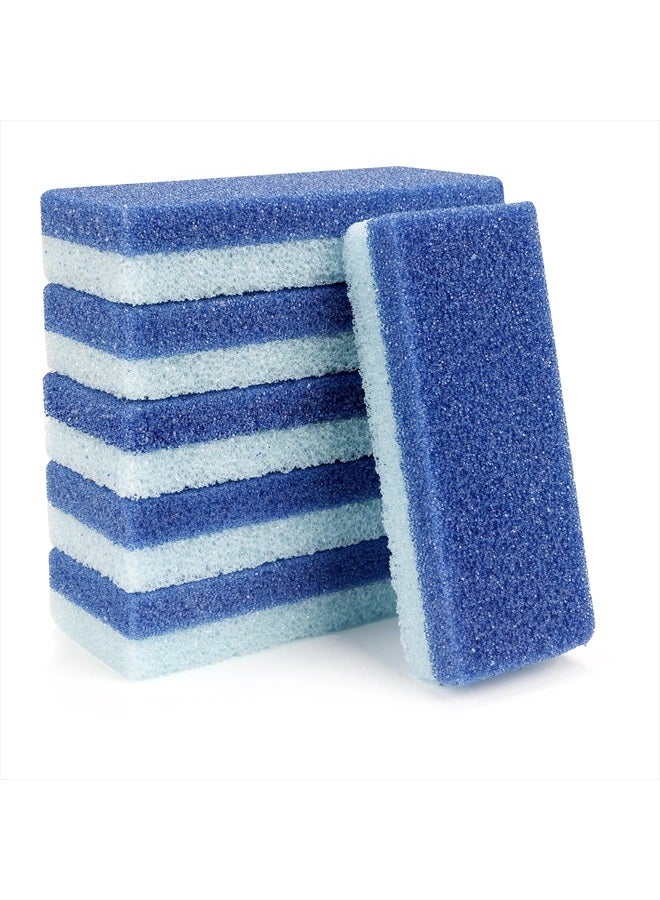 EWAGOA 6 Pack Foot Pumice Stone for Feet Callus Remover, EWAGOA Pedicure Tools for Feet, Foot Exfoliator and Foot Scrubber Dead Skin Remover Cracked Heel Repair (6-Blue) - Image 1