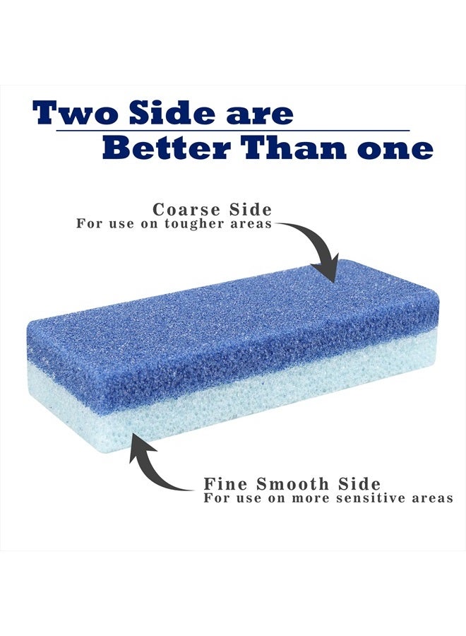 EWAGOA 6 Pack Foot Pumice Stone for Feet Callus Remover, EWAGOA Pedicure Tools for Feet, Foot Exfoliator and Foot Scrubber Dead Skin Remover Cracked Heel Repair (6-Blue) - Image 4