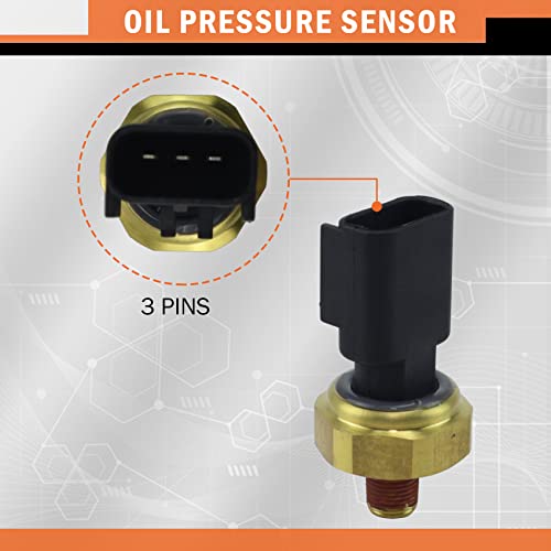 KGGMGUG Engine Oil Pressure Sensor Switch Sender Fits for Chrysle 200 Dodge Challenger Ram Jeep Cherokee Wrangler Vw Routan Models 5149062AA 5149062AB 56028807AA - Image 4