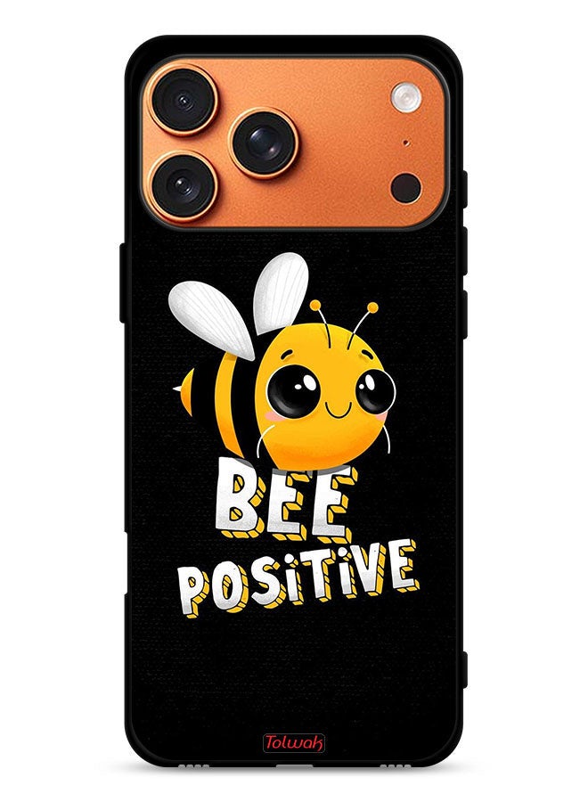Tolwak Apple iPhone 17 Pro Max Protective Case Cover Bee Positive - Image 1