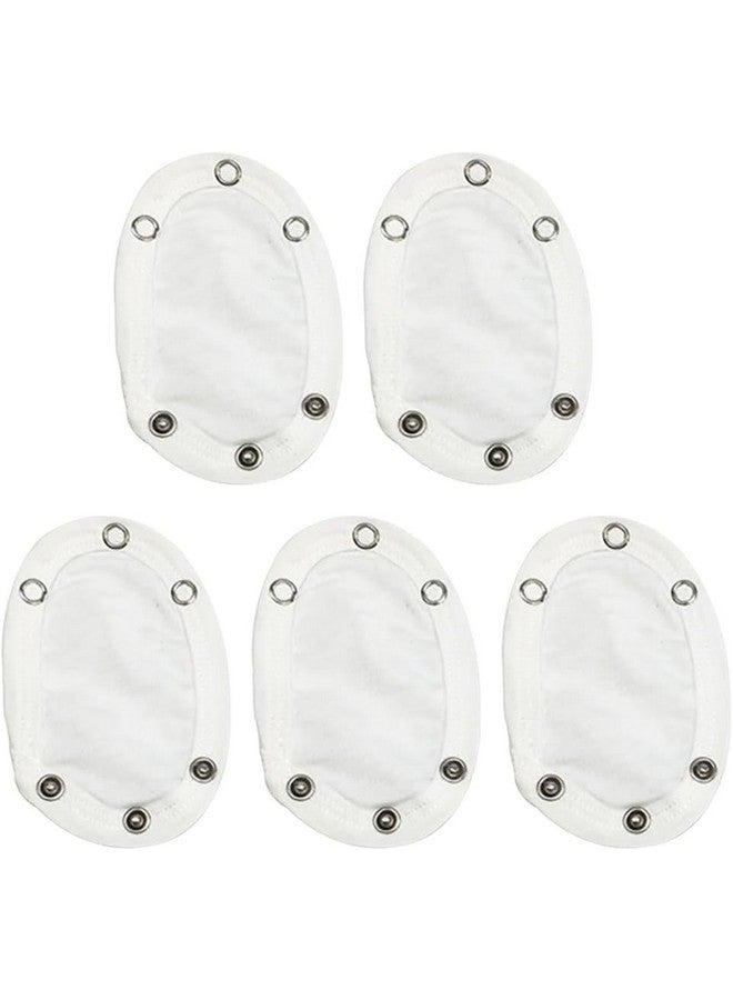 GANPUB 5 Pcs Baby Jumpsuit Diaper Infant Romper Length Extender Bodysuit Snap Button Extended Diaper for Triangle Crotch Clothing - Image 1