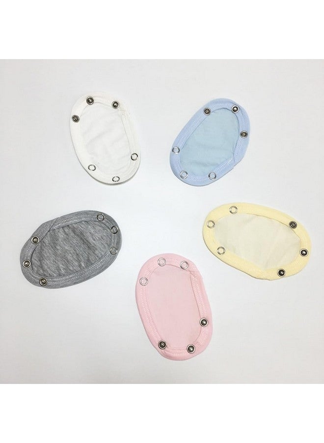 GANPUB 5 Pcs Baby Jumpsuit Diaper Infant Romper Length Extender Bodysuit Snap Button Extended Diaper for Triangle Crotch Clothing - Image 2