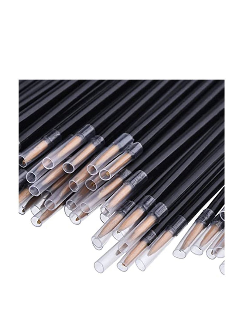 Captaintech Makeup Brush, 100 Pack Disposable Eyeliner Brush Applicator Cosmetic Eye Wands Makeup Tool Makeup Eye Liner Tools Wands Applicator - Image 4