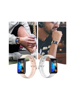 Generic Sport Watch Strap Compatible with Huawei Band 7 / Honor Band 7 Bracelet, Sweatproof Lightweight Silicone Wristband Replacement Band Compatible  - Image 4