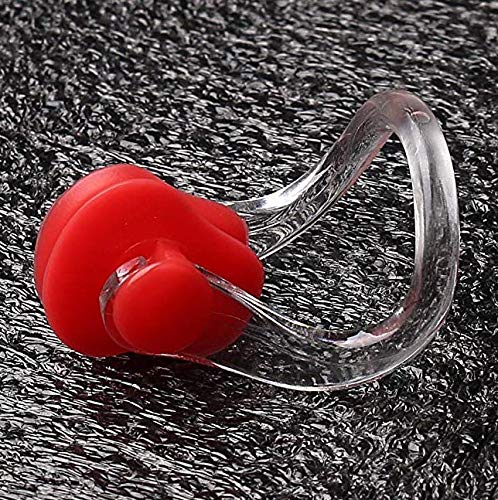 DNHCLL 5PCS Soft Silicone Swimming Nose Clip Surfing Nose Plug Waterproof Nose Protector for Swimming and Training for Adults Kids (5 Colors) - Image 4