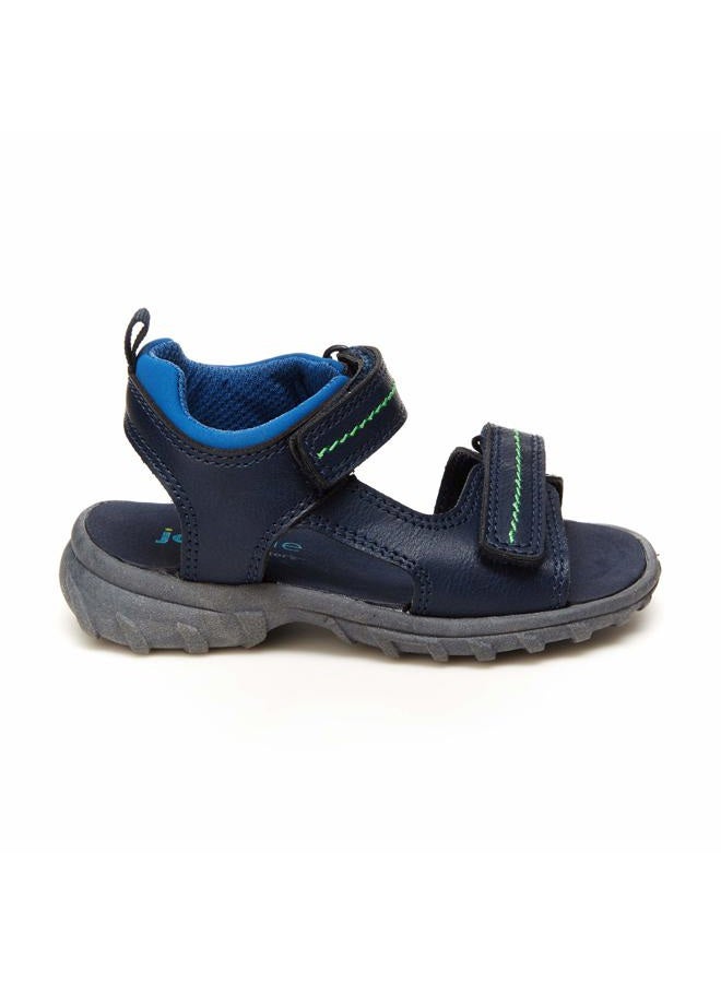 Simple Joys by Carter's Boy's Rowan Beach Sandal, Navy, 6 Toddler - Image 2