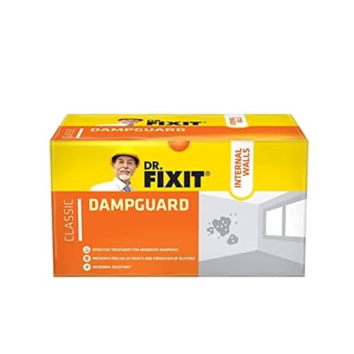 Dr. Fixit د. فيكسيت دامبجارد كلاسيك دامب-بروف - 500جم، طلاء للجدران الداخلية، الأسقف، خزانات المياه RCC - Image 1