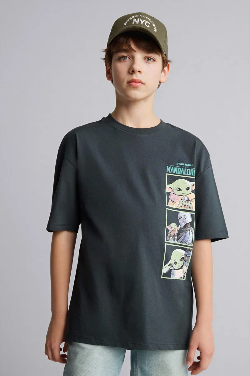 DeFacto Boy Oversize Fit Star Wars Licensed Short Sleeve T-Shirt