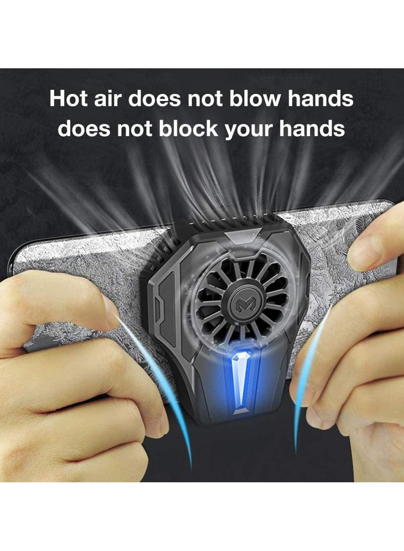 ميمو MEMO DL01 متعددة الوظائف مروحة تبريد الهاتف الذكي المبرد مقبض اللعبة حامل الهاتف مبرد الهاتف الخليوي مع وسادة التبريد لـ PUBG - Image 3