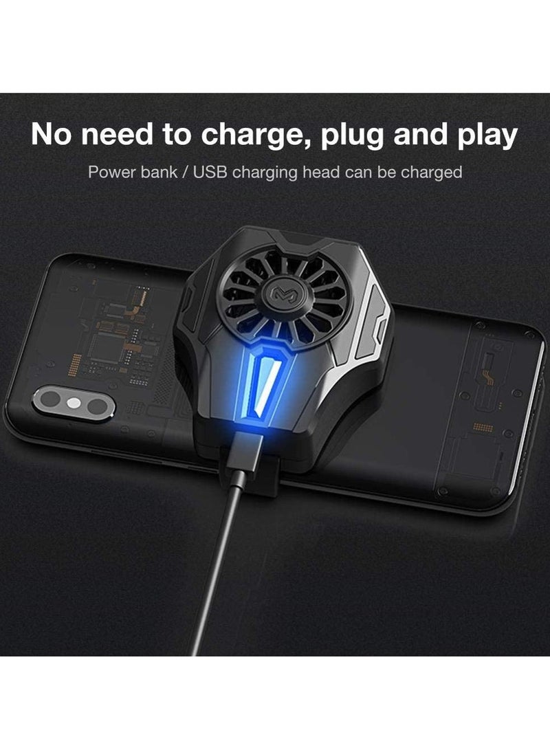 ميمو MEMO DL01 متعددة الوظائف مروحة تبريد الهاتف الذكي المبرد مقبض اللعبة حامل الهاتف مبرد الهاتف الخليوي مع وسادة التبريد لـ PUBG - Image 5