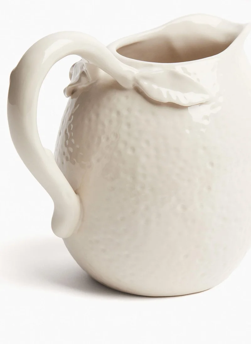 اتش اند ام Lemon-Shaped Stoneware Jug