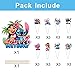 ARHAVI 25 Pcs Cake Topper and Cupcake Toppers Set Birthday Party Supplies for Cartoon Blue Themed Birthday Decorations - Image 2