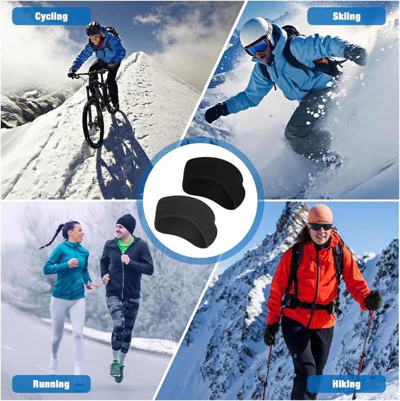 Komake Ear Warmers Headband, Fleece Earmuffs Running Headband Winter Ear Covers Moisture Wicking Ski Sport Headband for Men & Women (19.2 inches, One Size, Cycling) - Image 3