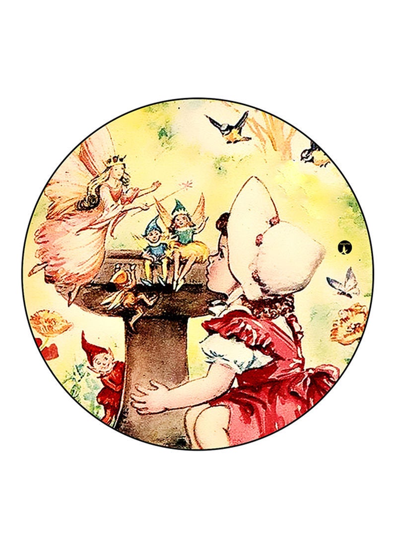 Vintage Art Printed Mouse Pad  Multicolour